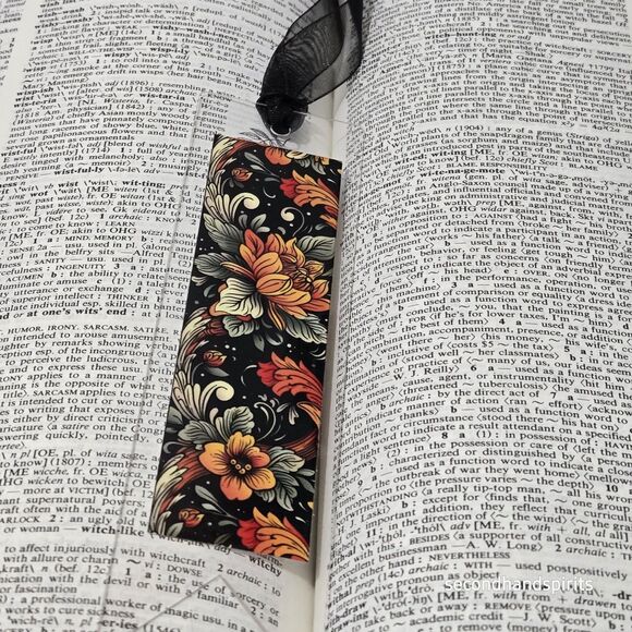New, Set Of 6 Bookmarks W/ribbons, Ready For Gifting, Stocking Stuffers GOTHIC - Picture 10 of 11